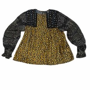 Bl^nk London Mixed Print Boho‎ Blouse – Small